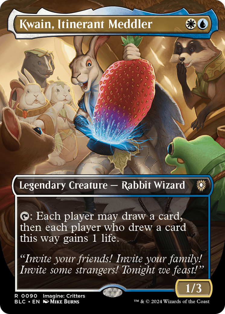 Kwain, Itinerant Meddler (BLC-090) [Bloomburrow Commander] (Borderless) MTG Single Wizards of the Coast