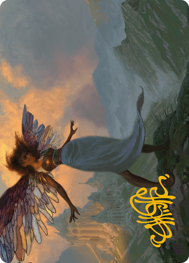 Glasswing Grace Art Card (Gold-Stamped Signature) [Art Series] Modern Horizons 3 MTG Single Magic: The Gathering