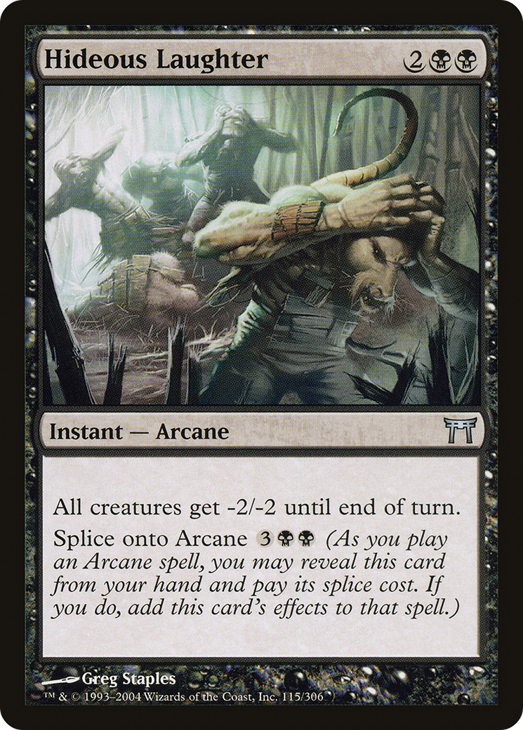 Hideous Laughter (CHK-115) [Champions of Kamigawa] Foil MTG Single Wizards of the Coast