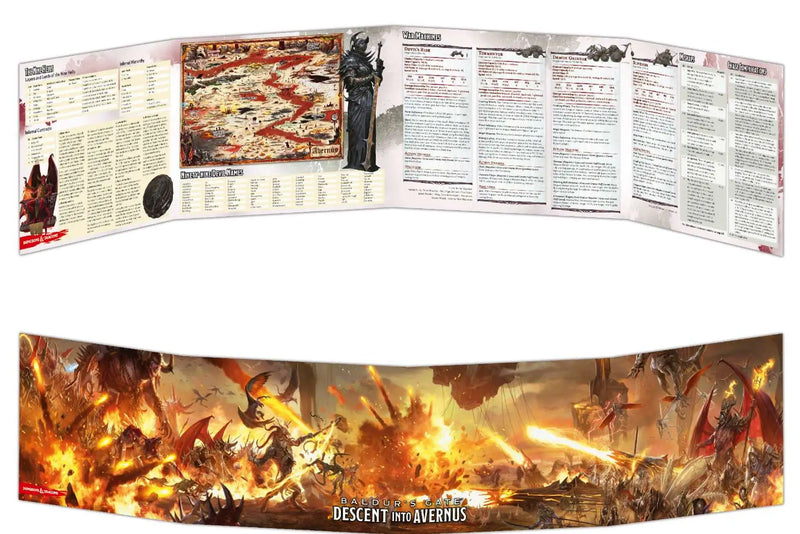 D&D Dungeon Master's Screen: Descent Into Avernus Dungeons & Dragons 5E Wizards of the Coast