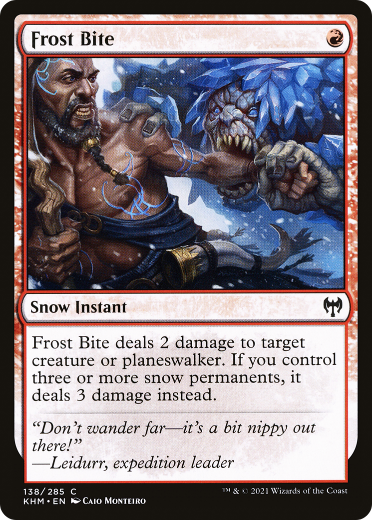 Frost Bite (KHM-138) [Kaldheim] Foil MTG Single Wizards of the Coast
