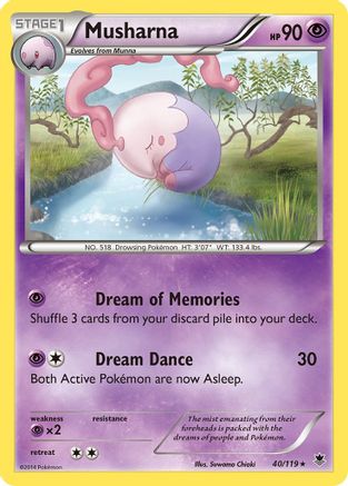Musharna (/119) Reverse Holofoil [XY: Phantom Forces] Pokemon Single Pokémon