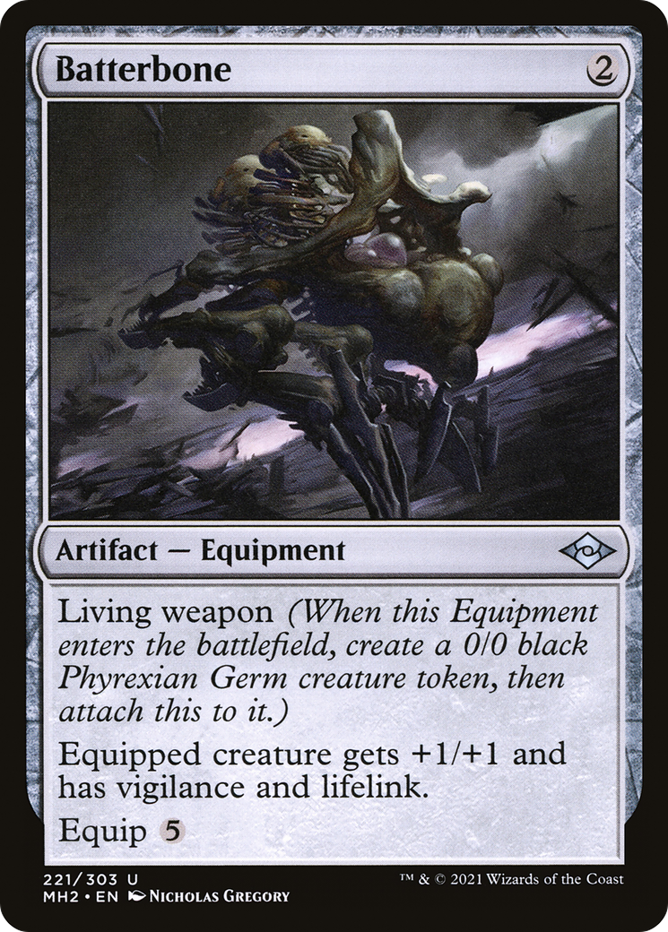 Batterbone (MH2-221) [Modern Horizons 2] Foil MTG Single Wizards of the Coast