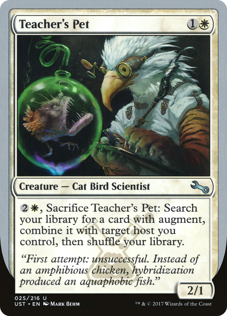 Teacher's Pet (UST-025) [Unstable] Foil MTG Single Wizards of the Coast