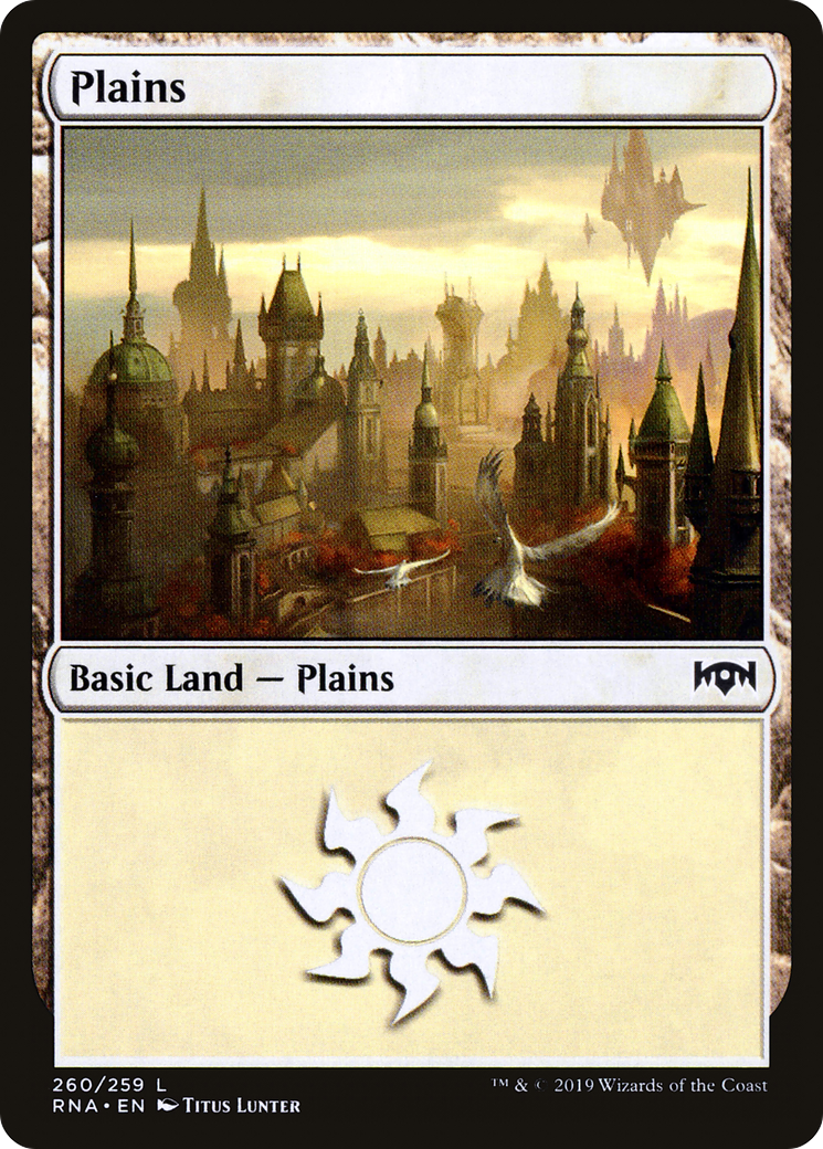 Plains (RNA-260) [Ravnica Allegiance] Foil MTG Single Wizards of the Coast