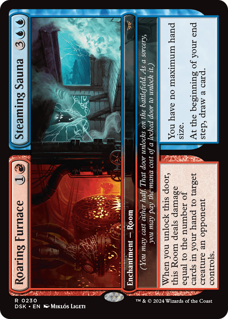 Roaring Furnace // Steaming Sauna (DSK-230) [Duskmourn: House of Horror] MTG Single Wizards of the Coast