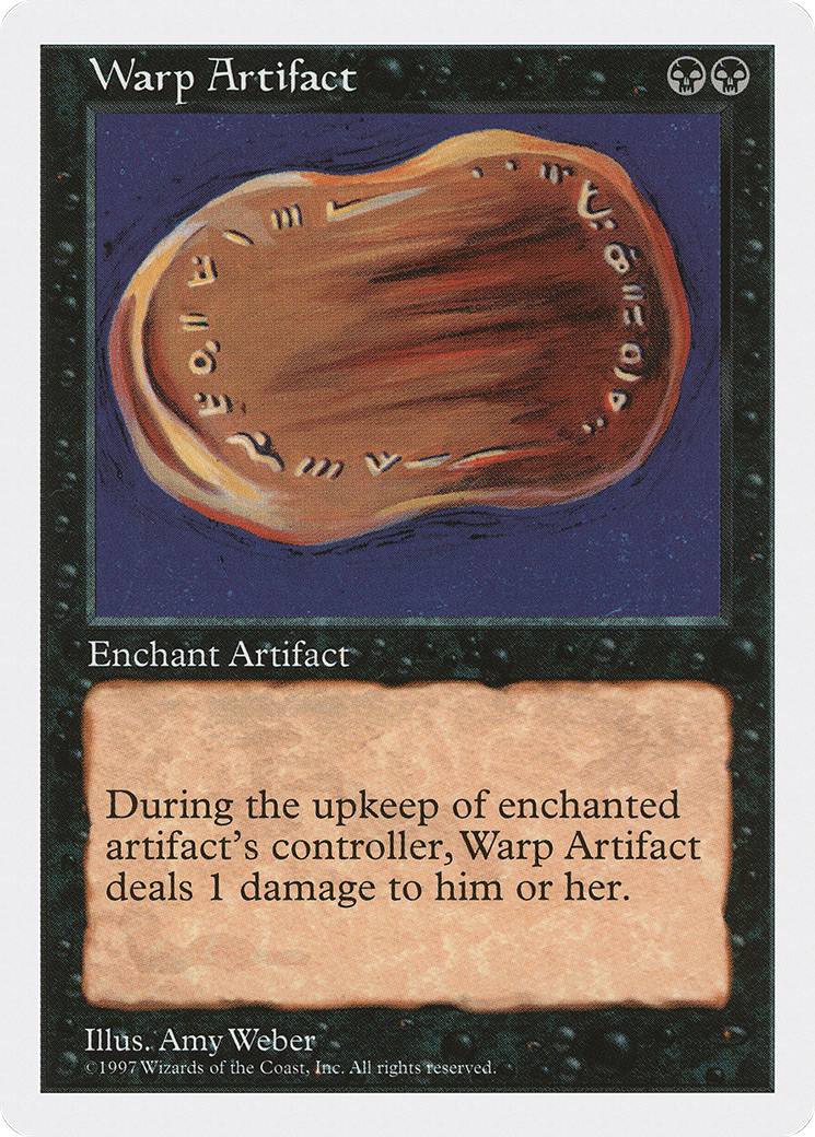 Warp Artifact (5ED-204) [Fifth Edition] MTG Single Wizards of the Coast