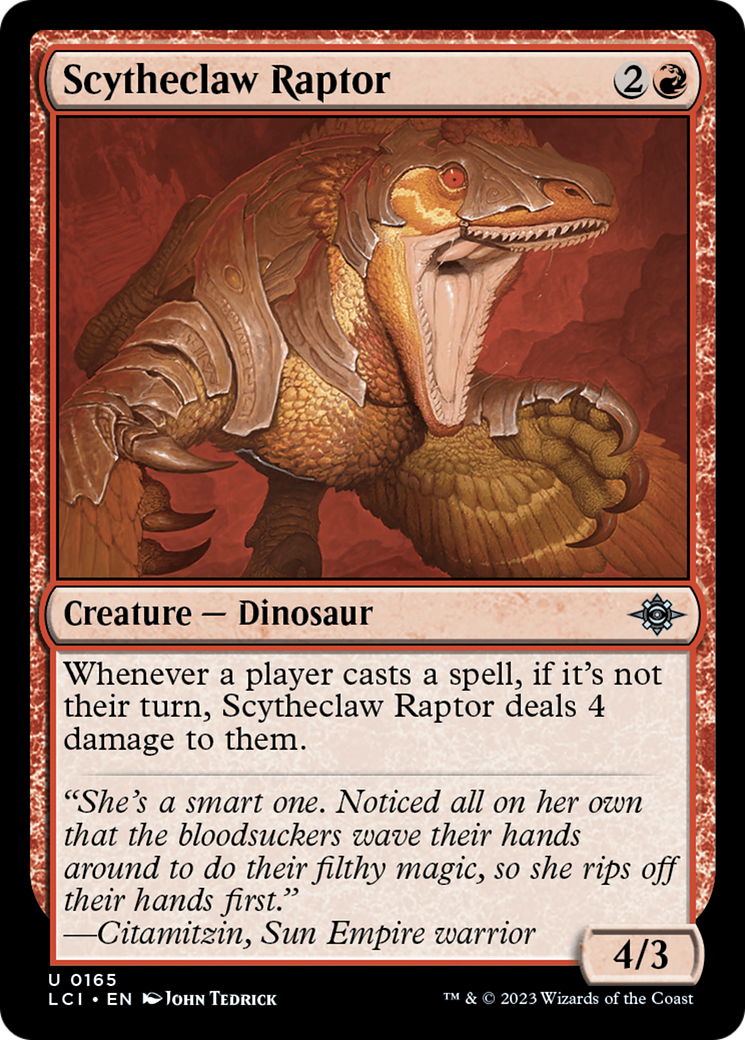 Scytheclaw Raptor (LCI-165) [The Lost Caverns of Ixalan] MTG Single Wizards of the Coast