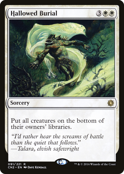 Hallowed Burial (CN2-091) [Conspiracy: Take the Crown] Foil MTG Single Wizards of the Coast