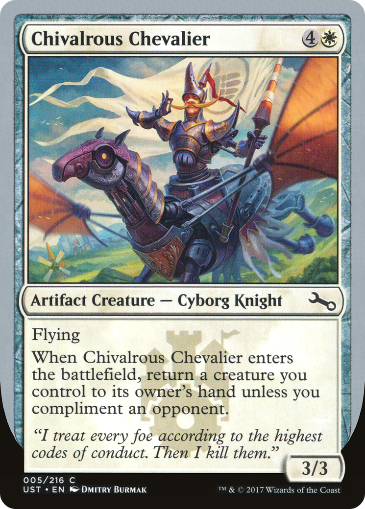 Chivalrous Chevalier (UST-005) [Unstable] MTG Single Wizards of the Coast