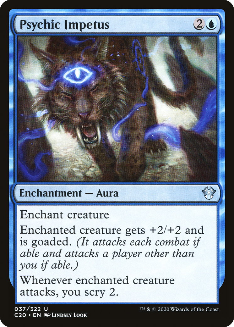 Psychic Impetus (C20-037) [Commander 2020] MTG Single Wizards of the Coast