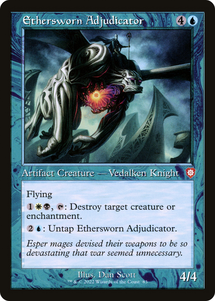 Ethersworn Adjudicator (BRC-083) [The Brothers' War Commander] MTG Single Wizards of the Coast