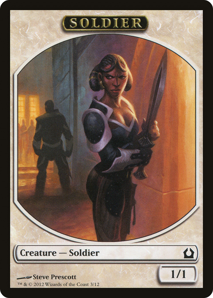 Soldier Token (RTR-003) [Tokens] Return to Ravnica Tokens MTG Single Wizards of the Coast