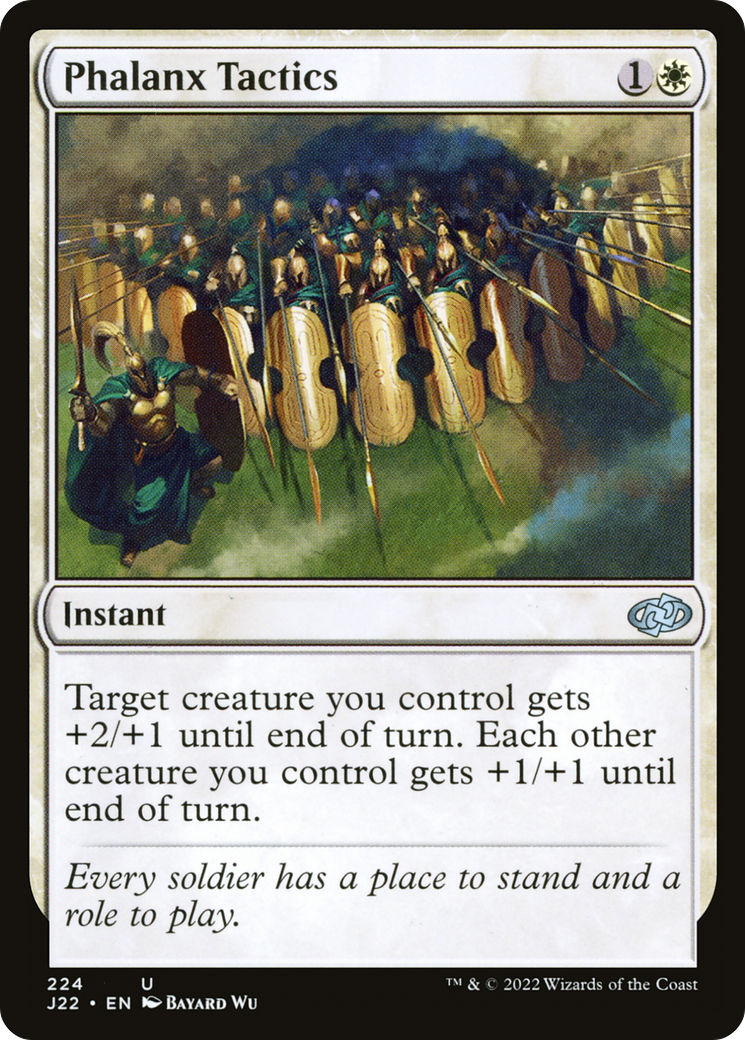 Phalanx Tactics (J22-224) [Jumpstart 2022] MTG Single Wizards of the Coast