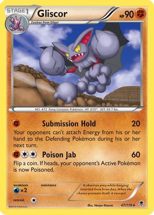 Gliscor (/119) [XY: Phantom Forces] Pokemon Single Pokémon