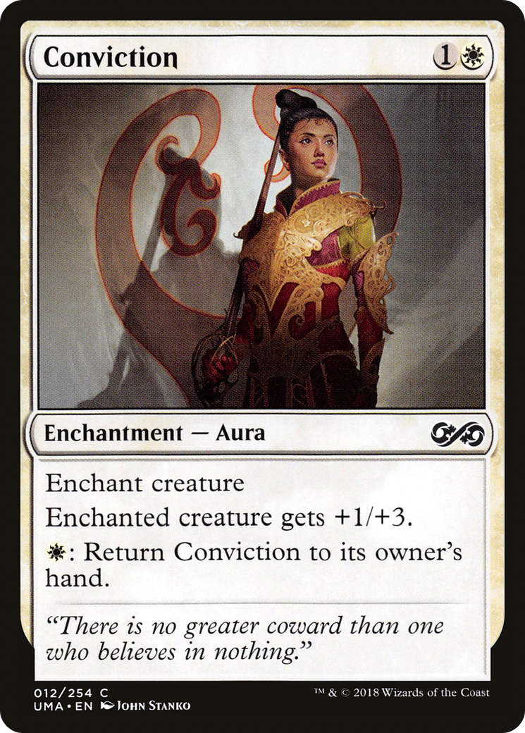 Conviction (UMA-012) [Ultimate Masters] Foil MTG Single Wizards of the Coast