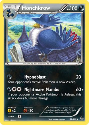 Honchkrow (/119) [XY: Phantom Forces] Pokemon Single Pokémon