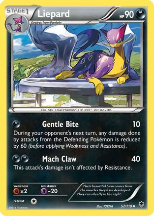 Liepard (/119) [XY: Phantom Forces] Pokemon Single Pokémon