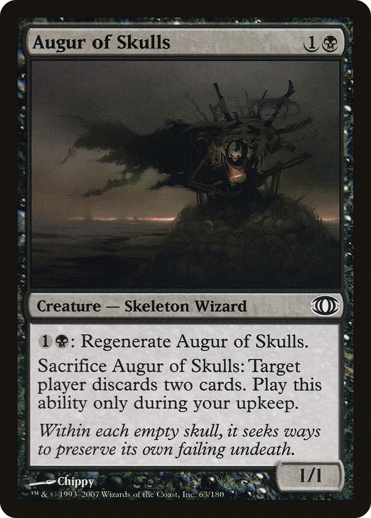 Augur of Skulls (FUT-063) [Future Sight] Foil MTG Single Wizards of the Coast