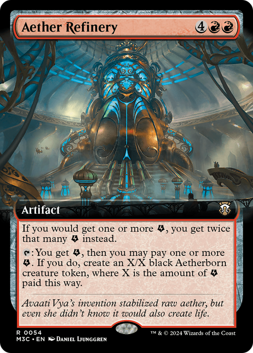 Aether Refinery (M3C-054) [Modern Horizons 3 Commander] (Extended Art) MTG Single Wizards of the Coast