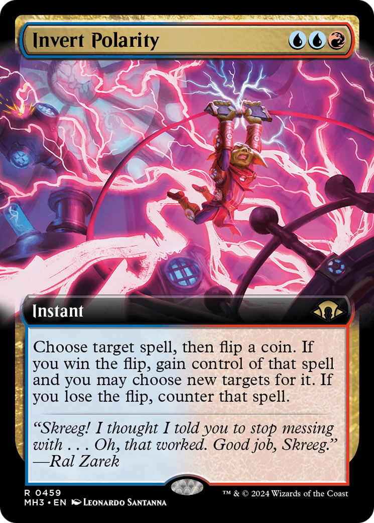 Invert Polarity (MH3-459) [Modern Horizons 3] (Extended Art) MTG Single Modern Horizons 3