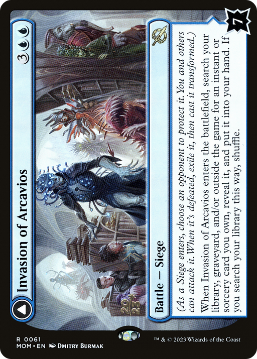Invasion of Arcavios // Invocation of the Founders (PRE-61S) [March of the Machine Promos] Foil MTG Single Wizards of the Coast