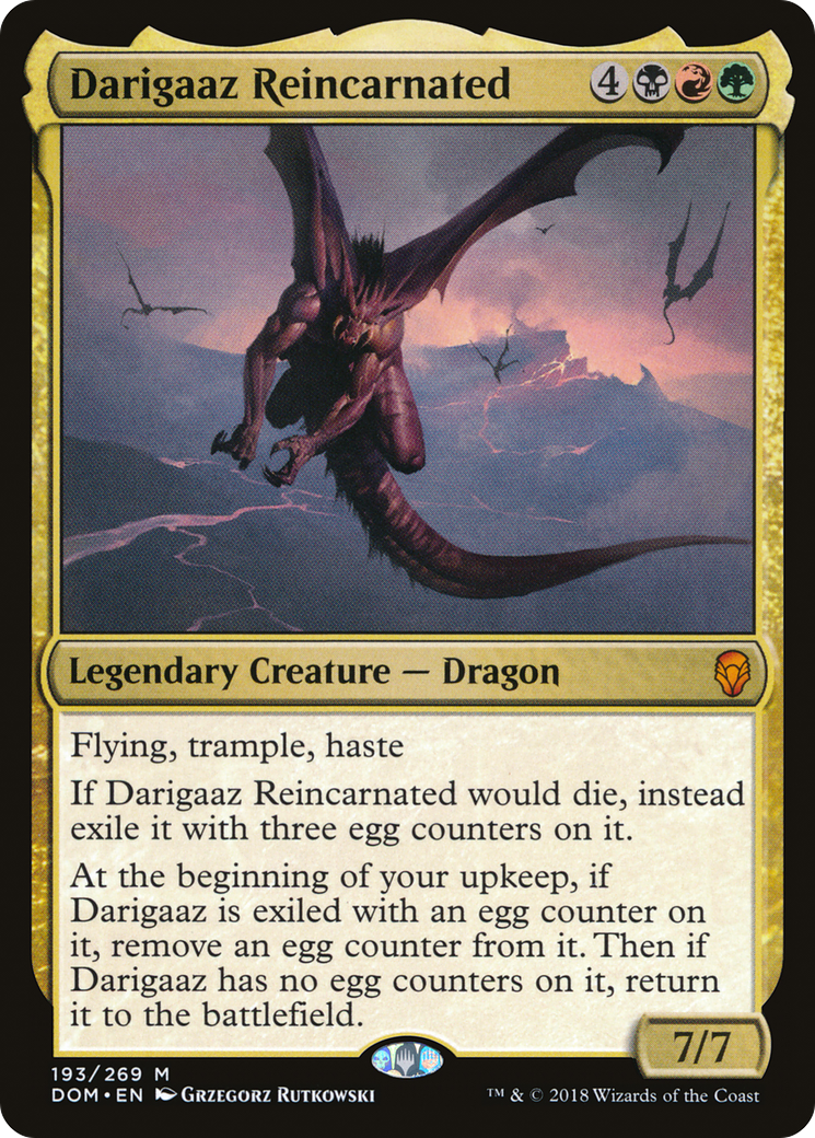 Darigaaz Reincarnated (DOM-193) [Dominaria] MTG Single Wizards of the Coast