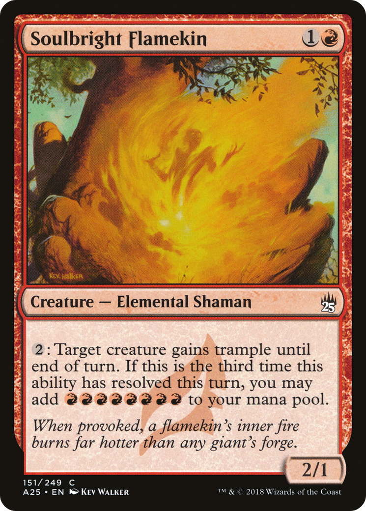 Soulbright Flamekin (A25-151) [Masters 25] Foil MTG Single Wizards of the Coast