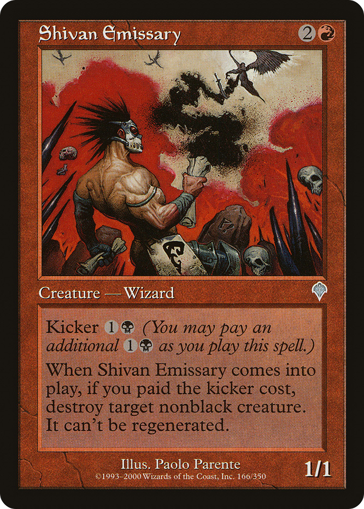 Shivan Emissary (INV-166) [Invasion] Foil MTG Single Wizards of the Coast