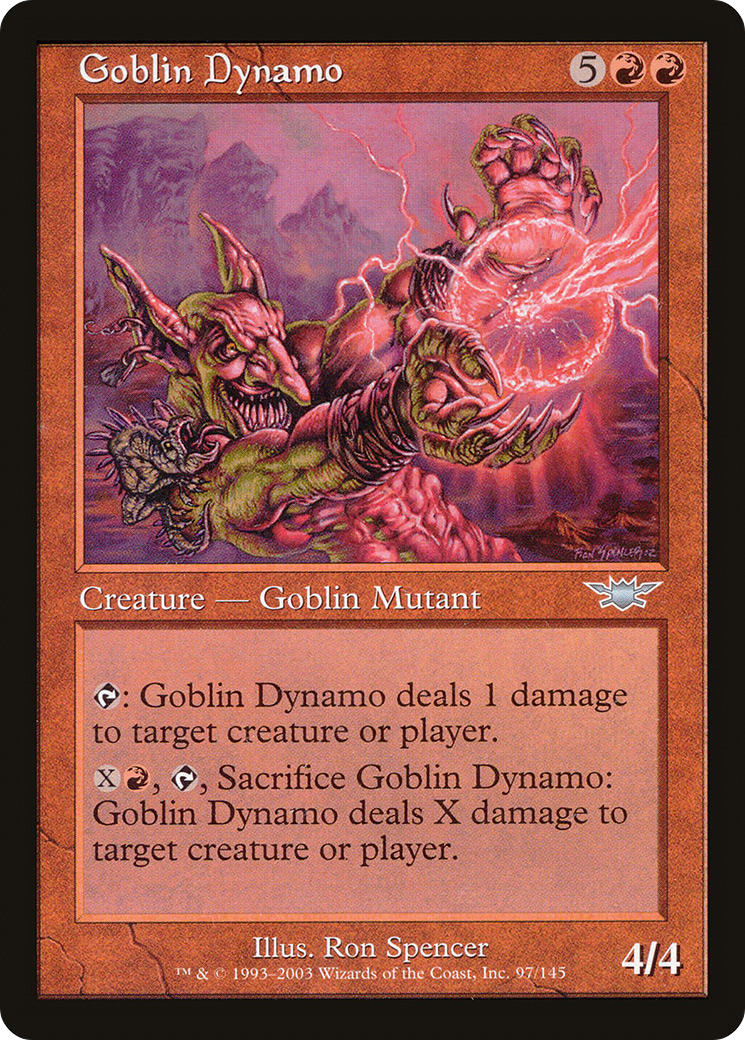 Goblin Dynamo (LGN-097) [Legions] MTG Single Wizards of the Coast