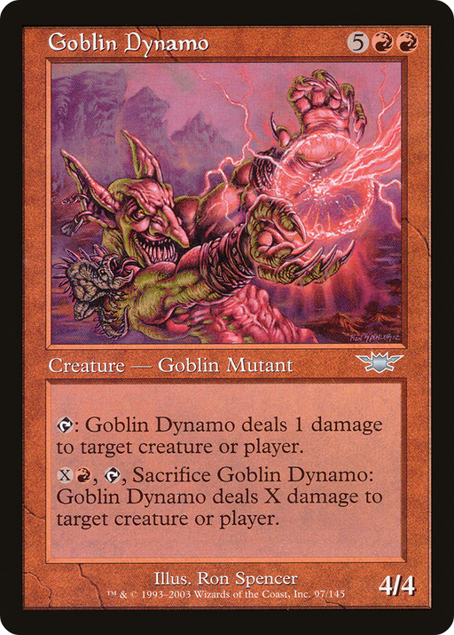 Goblin Dynamo (LGN-097) [Legions] MTG Single Wizards of the Coast
