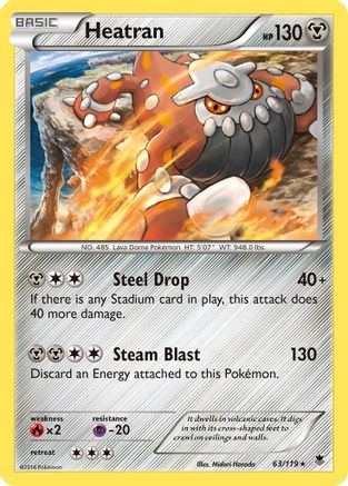 Heatran (/119) Holofoil [XY: Phantom Forces] Pokemon Single Pokémon