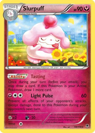 Slurpuff (69/119) Holofoil [XY: Phantom Forces] Pokemon Single Pokémon