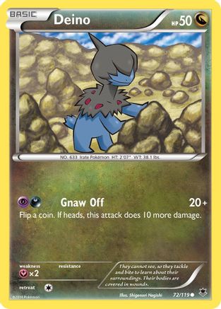 Deino (/119) [XY: Phantom Forces] Pokemon Single Pokémon