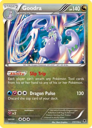 Goodra (77/119) - [XY: Phantom Forces] Holofoil Pokemon Single Pokémon