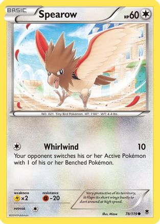 Spearow (/119) [XY: Phantom Forces] Pokemon Single Pokémon
