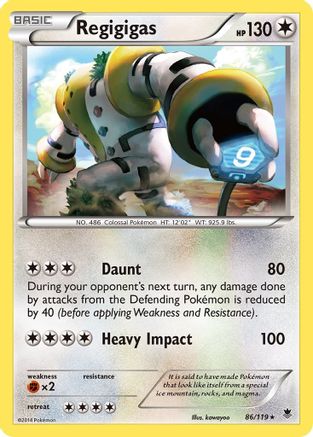 Regigigas (/119) Reverse Holofoil [XY: Phantom Forces] Pokemon Single Pokémon