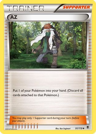 AZ (91/119) Reverse Holofoil [XY: Phantom Forces] Pokemon Single Pokémon