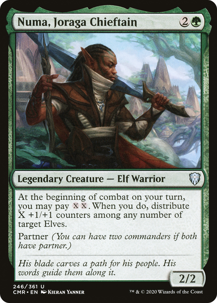 Numa, Joraga Chieftain (CMR-246) [Commander Legends] Foil MTG Single Wizards of the Coast