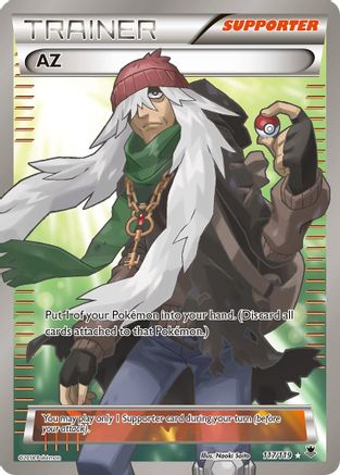 AZ (117 Full Art) (117/119) Holofoil [XY: Phantom Forces] Pokemon Single Pokémon