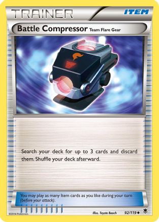 Battle Compressor (92/119) [XY: Phantom Forces] Pokemon Single Pokémon