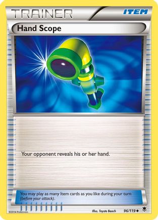 Hand Scope (/119) Reverse Holofoil [XY: Phantom Forces] Pokemon Single Pokémon