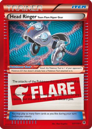 Head Ringer (97/119) Holofoil [XY: Phantom Forces] Pokemon Single Pokémon