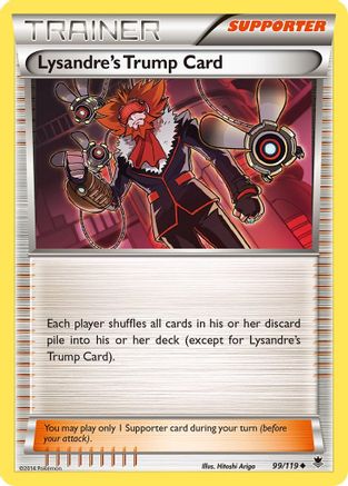 Lysandre's Trump Card (99/119) Reverse Holofoil [XY: Phantom Forces] Pokemon Single Pokémon