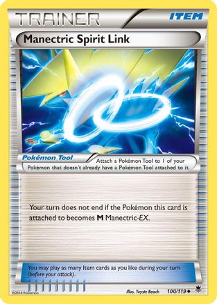 Manectric Spirit Link (/119) Reverse Holofoil [XY: Phantom Forces] Pokemon Single Pokémon