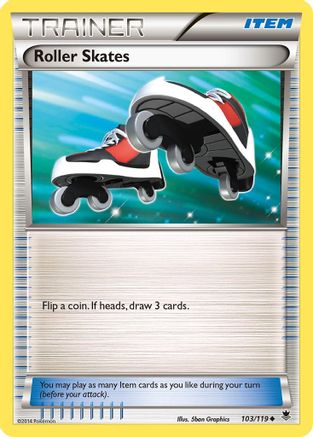Roller Skates (/119) Reverse Holofoil [XY: Phantom Forces] Pokemon Single Pokémon