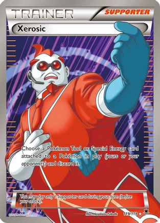 Xerosic (119 Full Art) 119/119 Holofoil [XY: Phantom Forces] Pokemon Single Pokémon