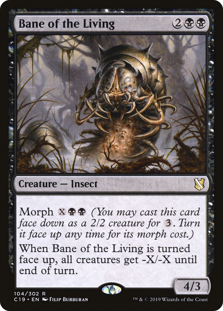 Bane of the Living (C19-104) [Commander 2019] MTG Single Wizards of the Coast