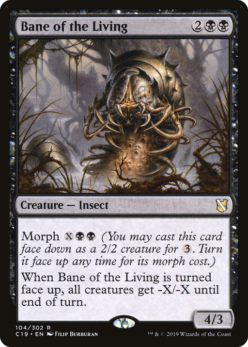 Bane of the Living (C19-104) [Commander 2019] MTG Single Wizards of the Coast