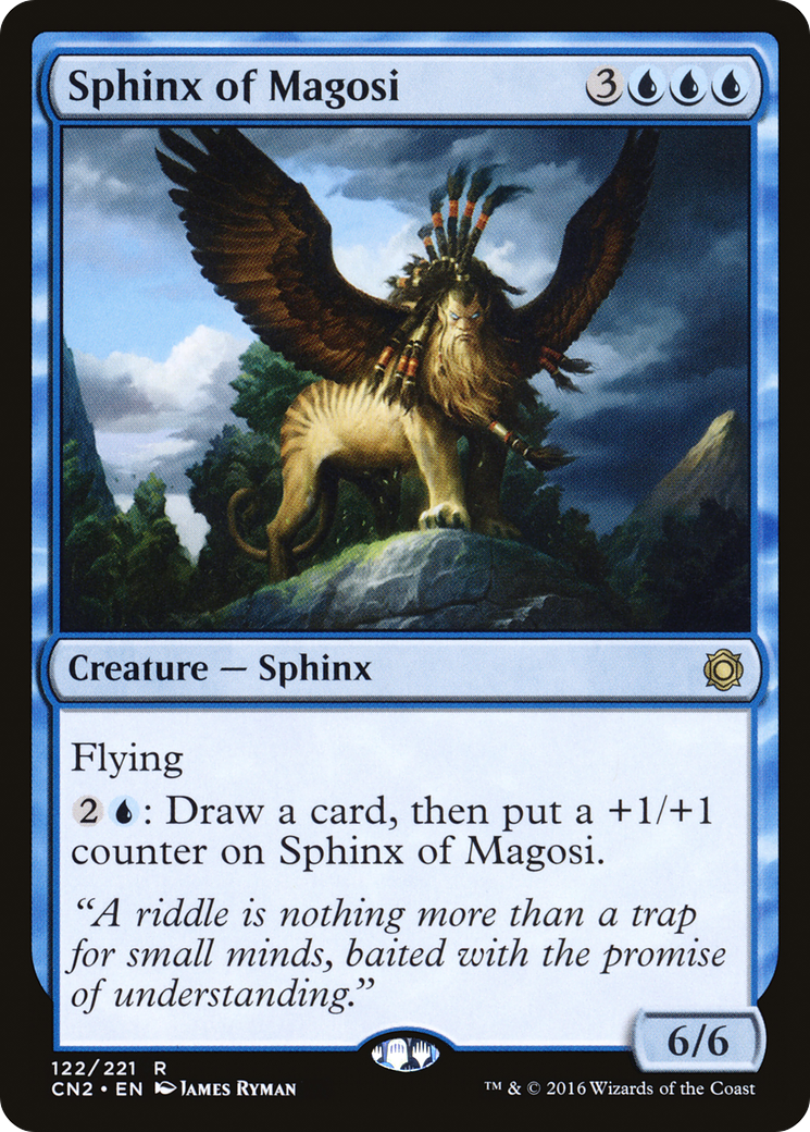 Sphinx of Magosi (CN2-122) [Conspiracy: Take the Crown] Foil MTG Single Wizards of the Coast